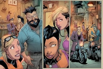 draw comic book illustration graphic novel comic
