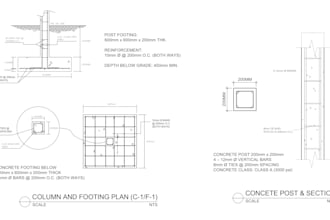 create professional autocad 2d drawings, floor plans, and PDF to dwg