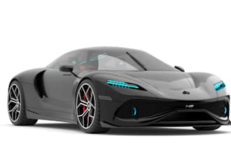 create quality 3d sport car design and photorealistic rendering, configurator