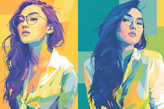 design wpap pop art portrait