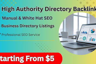 build high authority directory backlinks for SEO ranking