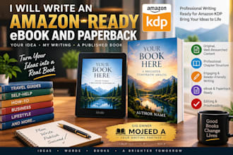 write an amazon ready ebook and paperback