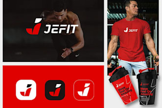 create a awesome gym and fitness logo