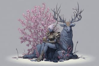 draw a fantasy illustration