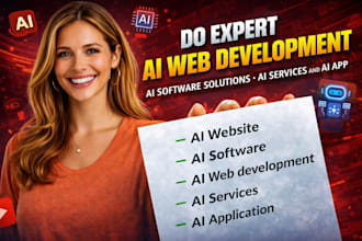 do expert ai web development, ai software solutions, ai services and ai app
