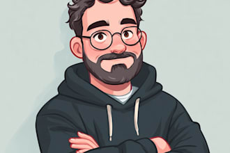 make character logo and friendship portrait