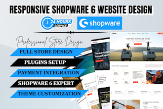 customize fix shopware 6 website design shopware6 store with mobile responsive