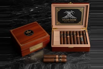 do premium cigar band, cigar label, cigar logo cigar box design for business
