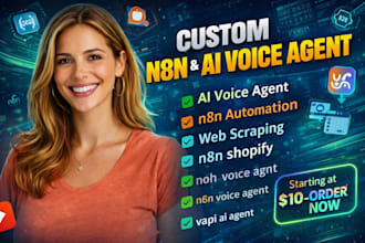 n8n vapi ai voice agent web scraper ghl appointment ai voice assistant calendar