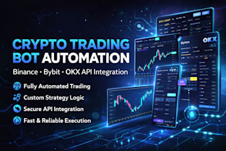 build crypto bot binance automation bybit bot okx trading API integration