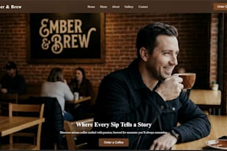 build a modern responsive website