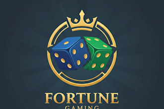 design a creative and bold dice logo for your brand