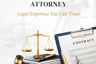 be your licensed attorney for business contracts and legal agreements