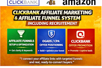promote clickbank affiliate marketing website sales funnel referral links, ogads