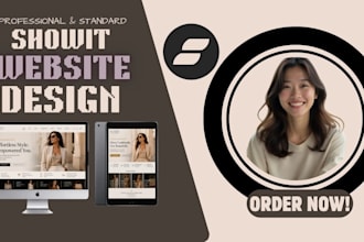 update, redesign showit website, nice landing page, showit template showit seo