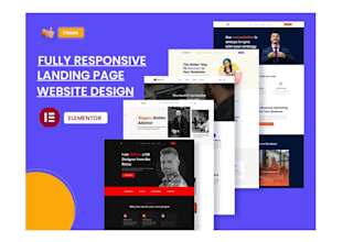 high converting elementor landing page optimized for speed and SEO