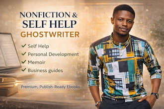 ghostwrite a high quality nonfiction self help, personal development ebook