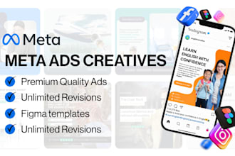 design social media ad creatives and advertising posters for facebook