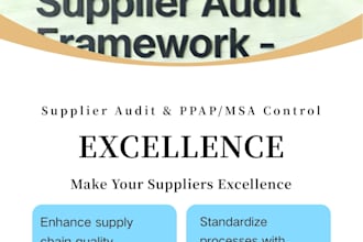 be expert on supplier chain quality management consultant