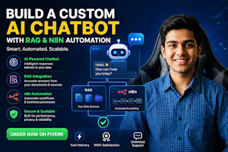 build a custom ai chatbot with rag and n8n automation