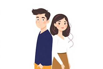 draw flat minimalist vector portrait from your photo
