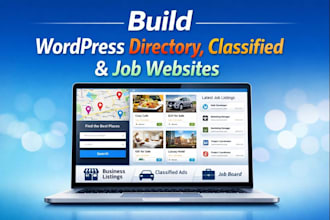 build classified ads, jobs, business listing or directory website in wordpress