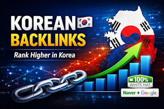 create high quality korean backlinks for SEO boost rankings in korea