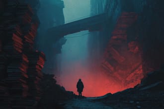 design fantasy, sci fi, horror and dystopian book cover art