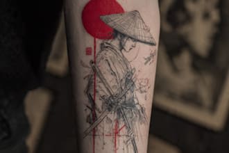 draw amazing japanese oriental tattoo