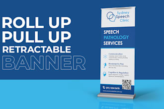 design roll up banner, retractable banner, pull up banner