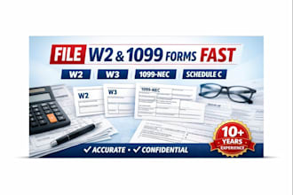 file your w2 for employees, 1099 for independent contractors