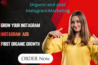 be your instagram marketing  and promote your instagram page