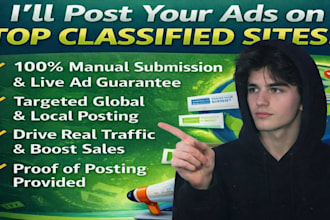 post classified ads in any country as per your requirement