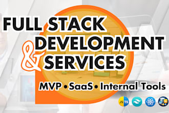 create your saas mvp or startup product web app