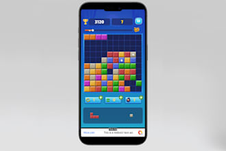 develop block puzzle with leaderboards and admob ready