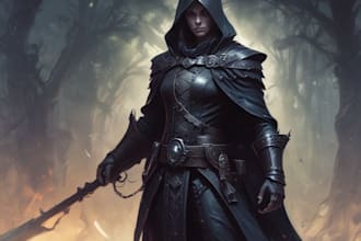 do nsfw mafia dark fantasy romance character art