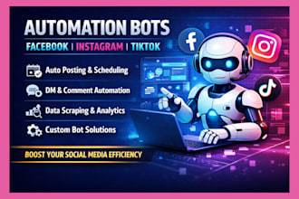 tiktok bot, automation bot, facebook bot, instagram bot, tiktok bot, tik tok bot