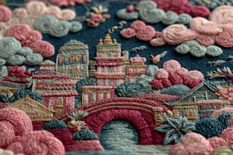 embroider your imagination into fabric