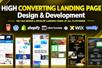 design high converting PPC wordpress landing page for google ads lead generation