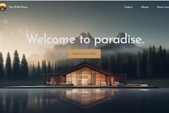 develop modern UI components in react and tailwind