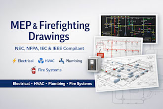 provide mep and firefighting drawings
