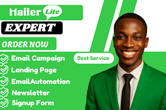 setup mailerlite email marketing setup and automation expert