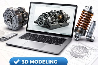 custom 3d modeling in solidworks for metal designs