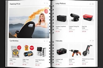 design amazing product catalog