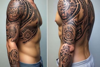 custom tribal tattoo design authentic