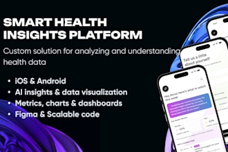 build healthcare app smart health analytics tracking dashboard ai platform