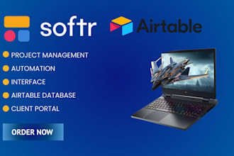 setup airtable database, airtable automation, integrate softr expert