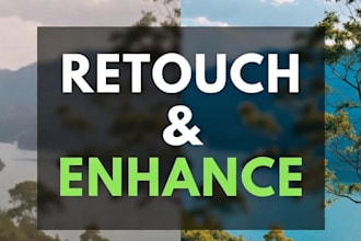 edit photos, retouch images and enhance quality