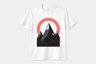 do minimalist t shirt design and typography t shirt design
