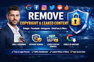 takedown harassing, report harmful infringing listings, remove false leaked post